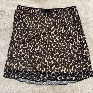 Wild fable mini skirt brown leopard